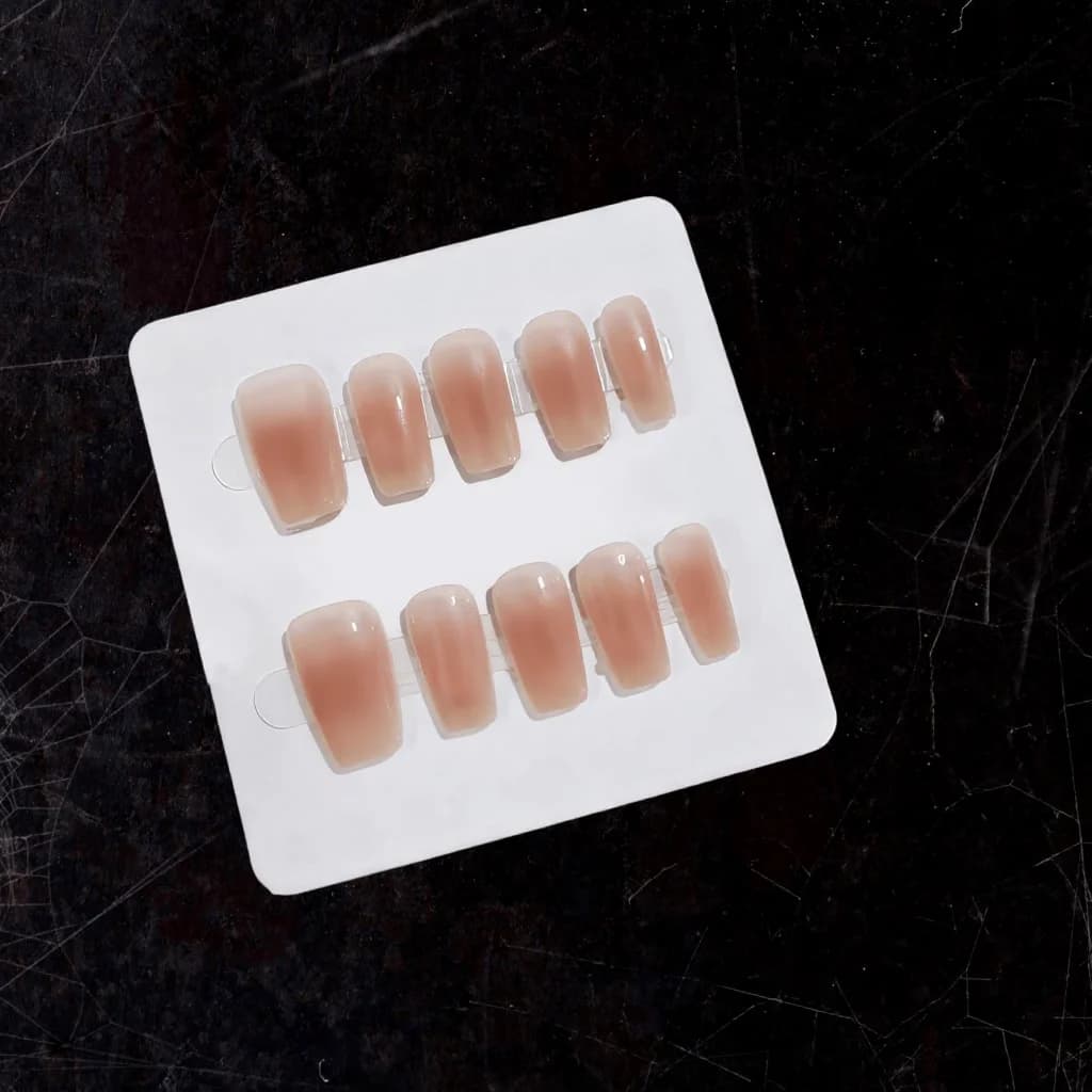 Unhas Postiças Curta Caixão Borboleta Strass Linha Dourada 30 Pçs