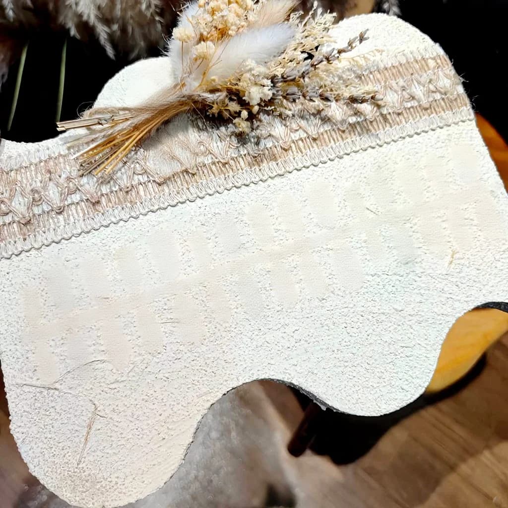 Unhas Postiças Curtas Oval Castanhas com Design Olho de Gato e Estrelado