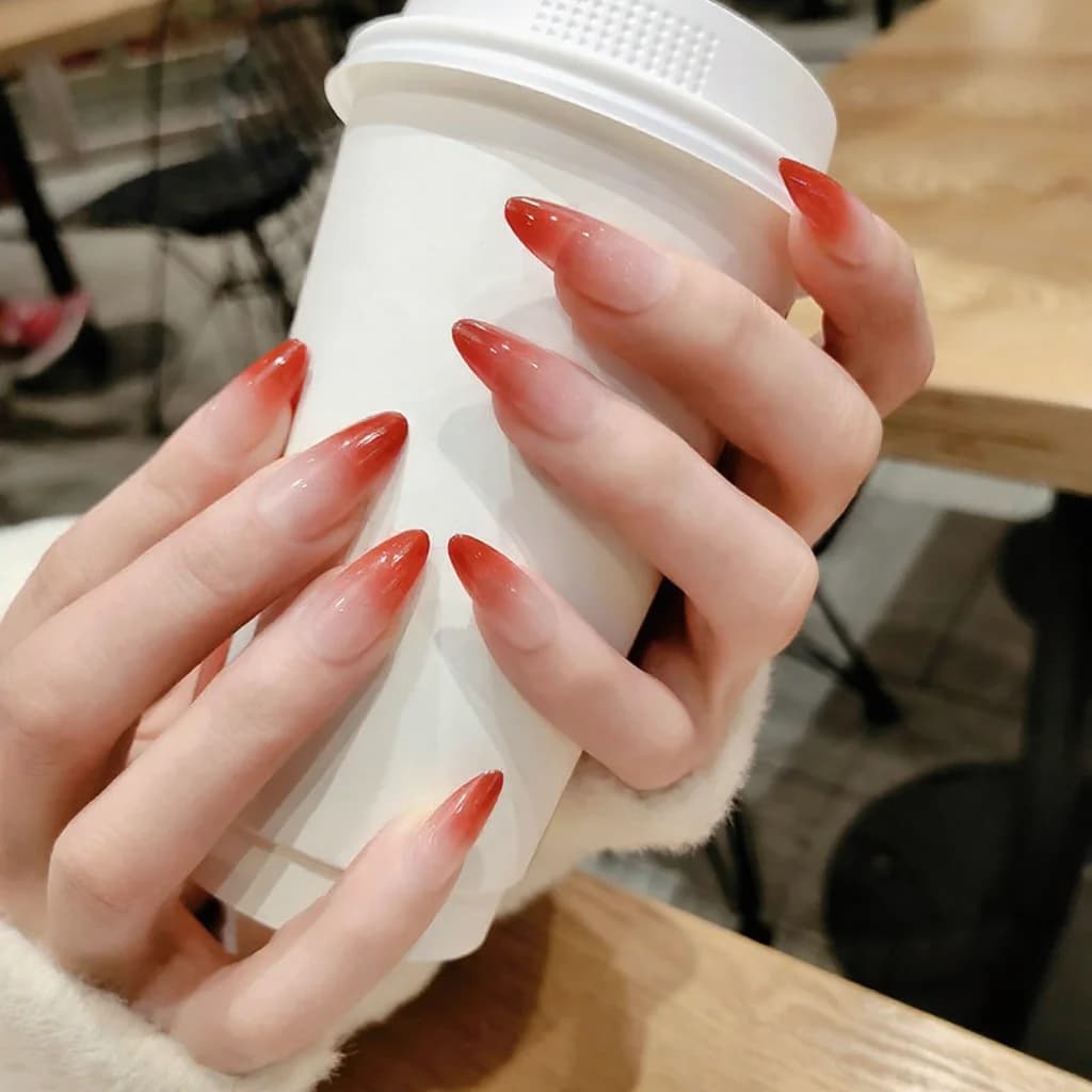 Unhas Postiças Longas com Degradê
